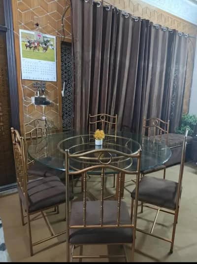 6 chair dinner table