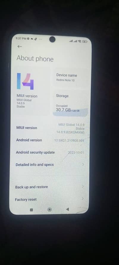 Redmi note 10 official PTA approved
