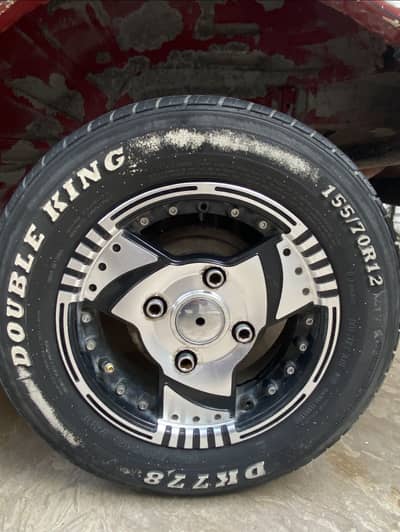 12 inch rim with tyre