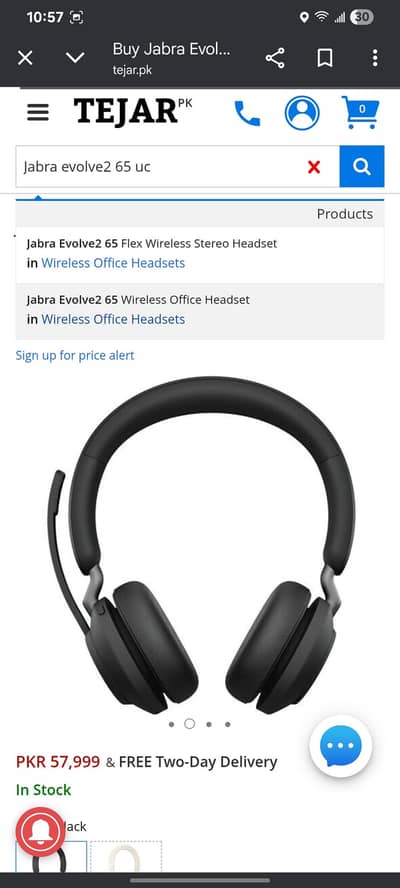 Jabra Evolve2 65 Orignal Wireless Headphone