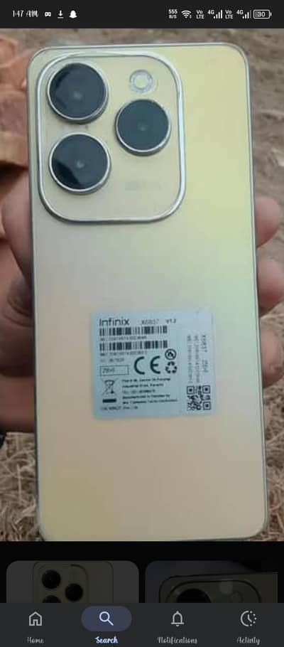 infinix hot 40 pro for sale argent
