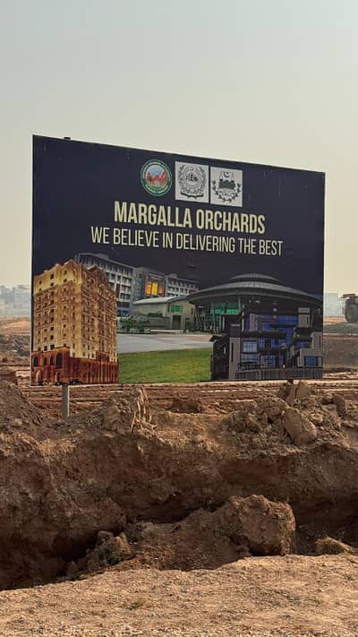 14 Marla (40x80) Prime Location Solid Land Plot For Sale In Margalla Orchards Park Road Islamabad