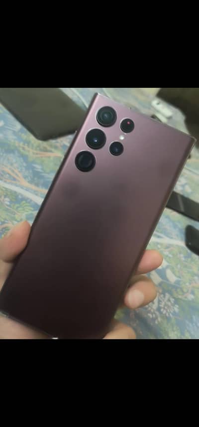 Selling S22 Ultra 12-256GB Pink 10/10 Official Approve