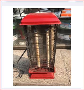 ELECTRIC ROOM HEATER 2 RODS 1600W