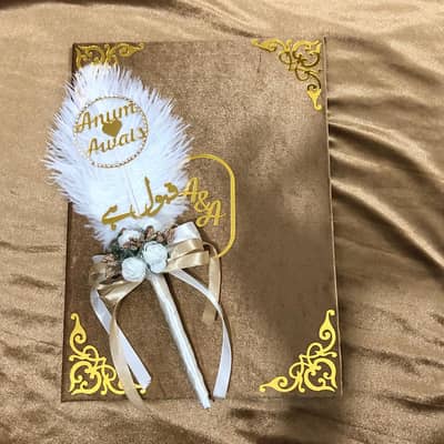 nikkah pens , dupptae &dud pilae glass