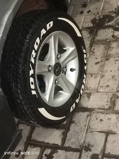 mehran  alloy rims and tayers