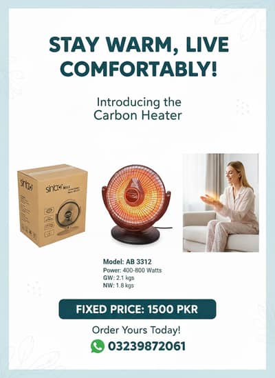 Electric Heater for make environment friendly