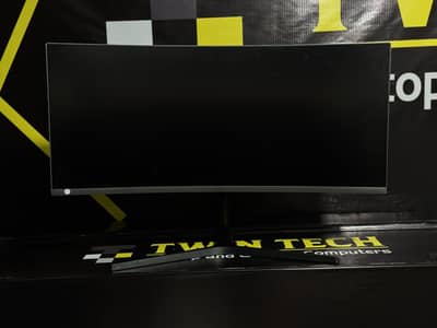 Samsung 34 inch curve 100hz with original stand and cover