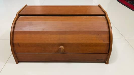 wooden bread box available for sale