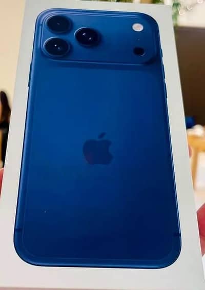 Iphone 17pro max Blue color 512gb