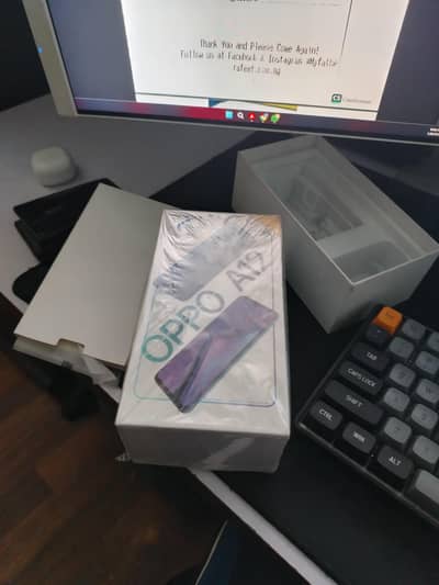 OPPO A12 with box