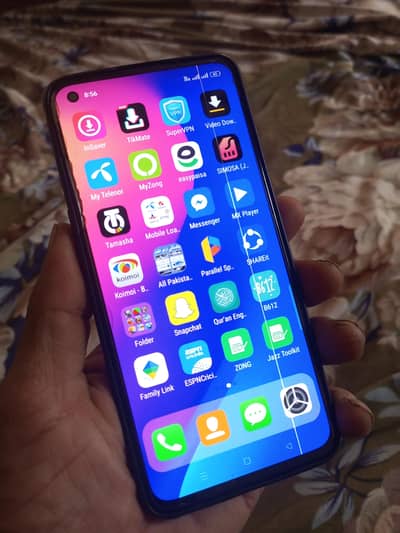 Reno6 8gb 128gb no open repair front finger