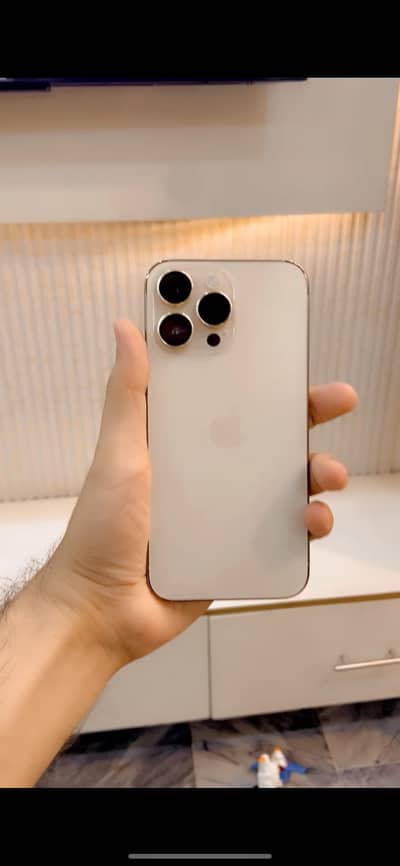 Iphone 14 pro max PTA approved 256gb gold color 10/10   03333007300