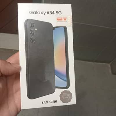 Samsung A34 5G 8/256 Box Packed Available