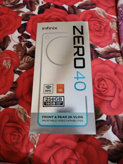 Infinix Zero 40 – 10/10 Condition Original Box And Charger