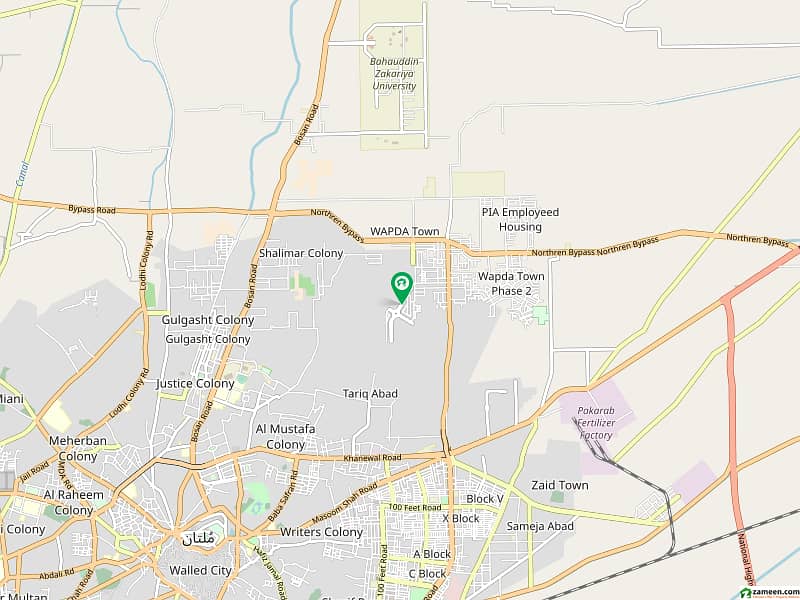 WAPDA Town Phase 1 Block E Multan Attractive Location 10 Marla Plot 0