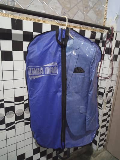 best condition 3piece paiint coat sky blue