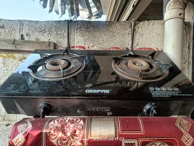 Geepas 2-Burner Gas stove (Imported)