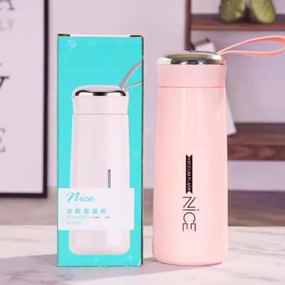 BPA-Free glass insulated water bottle