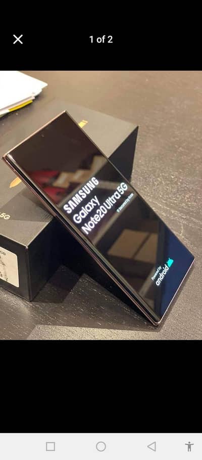 Samsung Note 20 Ultra 5G 12256gb full box for sale