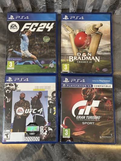 Fc24 Ufc4 gtsports don bradman slightly used