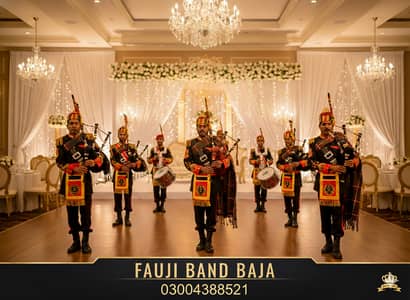 Band baja/Fauji band/Fauji Pipe Band/Event/Weddings/Quwali Night
