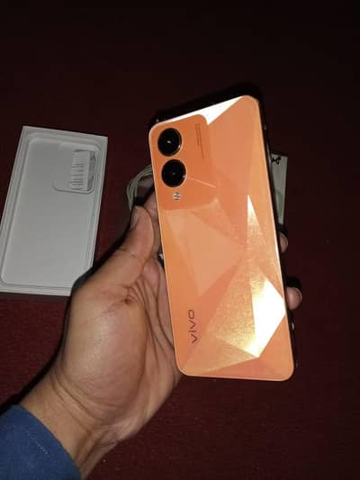 vivo y17s 6+6 128 full accessories available box charger