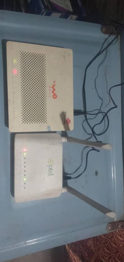 2 router fiber epon +PTCL router