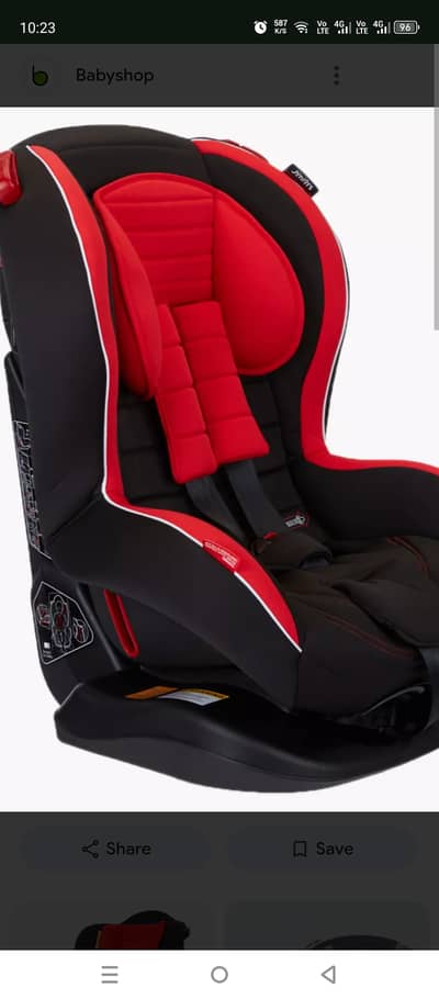Baby car seat only one month used
