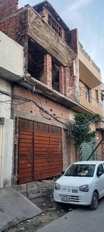 5 Marla Double Story Gray Structure For Sale