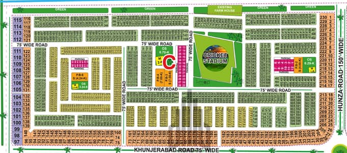 With Dues Clear 1 Kanal General Plot For Sale In C Block Jinnah Sector LDA City Lahore