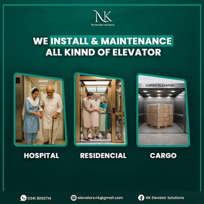 Lift Maintenance & Installation For Homes, Buildings, Hospital & Cargo