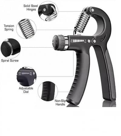 Adjustable Hand Grip Strengthener | Gym & Fitness Tool (05–60 KG)