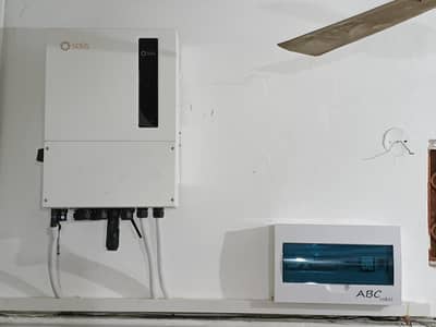 solar system installation with gadar structure