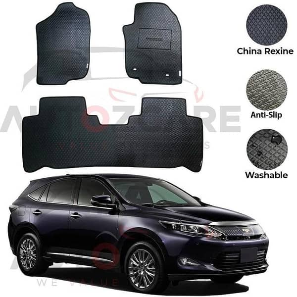 Toyota Harrier China Rexine Floor Mat 3PCS - Model 2019-2022