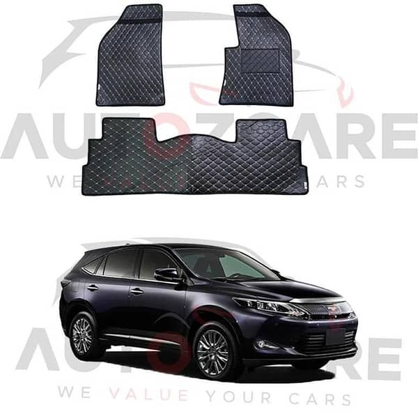 Toyota Harrier 7D Floor Mat ( Flat Style ) 3PCS - Model 2019-2022