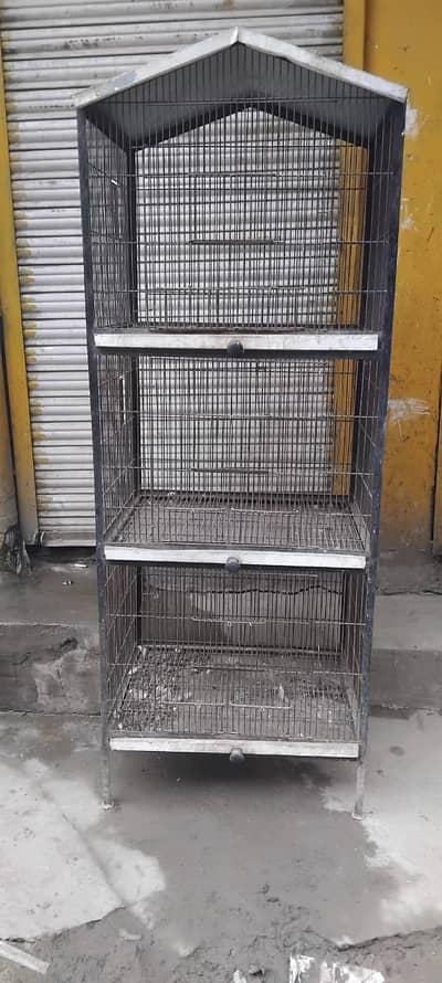 Very Heavy Cage For Sale  2 Front  1.5 by 1.5 he