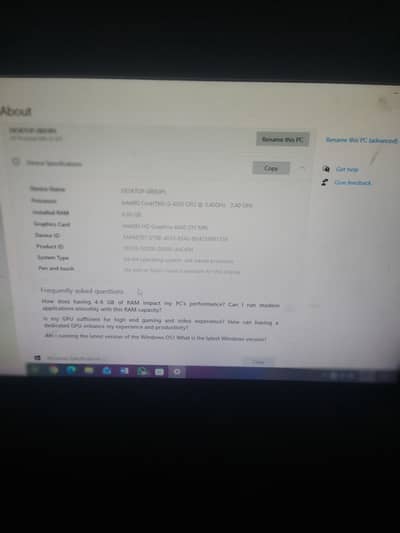 Hp core3 ,4th generation Urgent sale