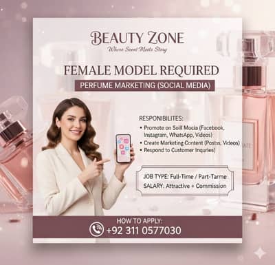Female Required perfumes cosmetics marketing social media