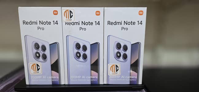 MI Redmi Note 14 Pro Box Packed 8gb 256gb & 12gb 512gb