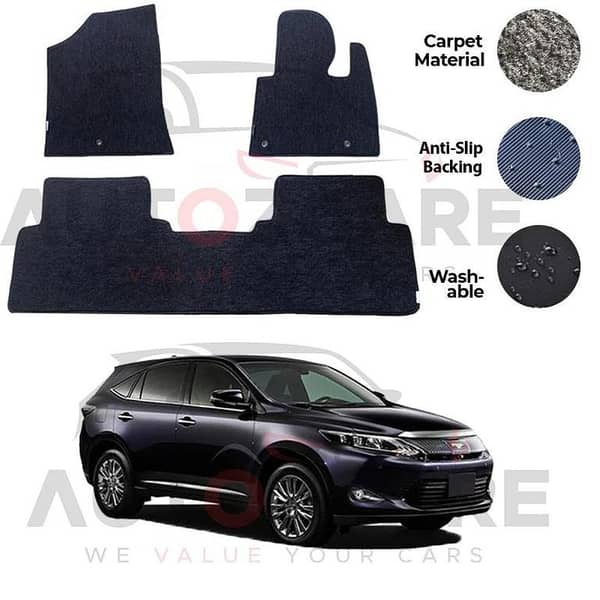 Toyota Harrier Genuine Fitting Carpet Floor Mat 3PCS - Model 2019-2022
