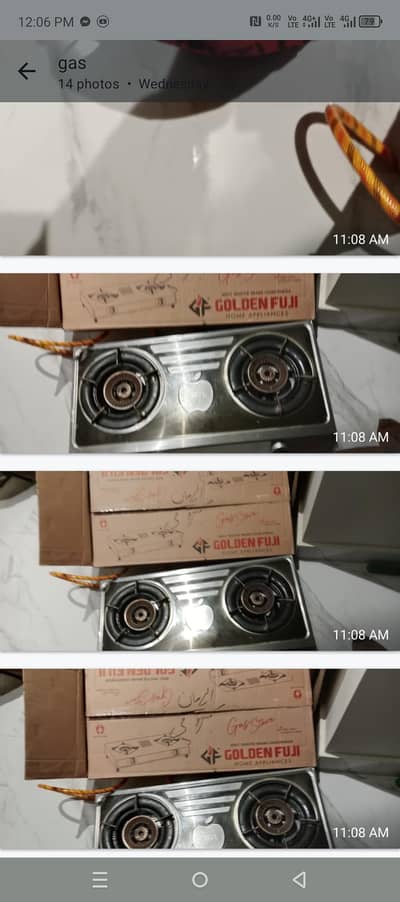 for sell 10 day used 9 kg gas bhi fill hai 03461804373