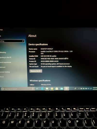 Lenovo ThinkPad core i5 5 generation