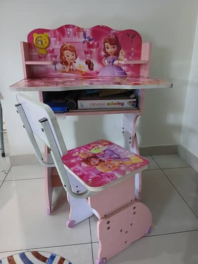 Princess table set for little girls.