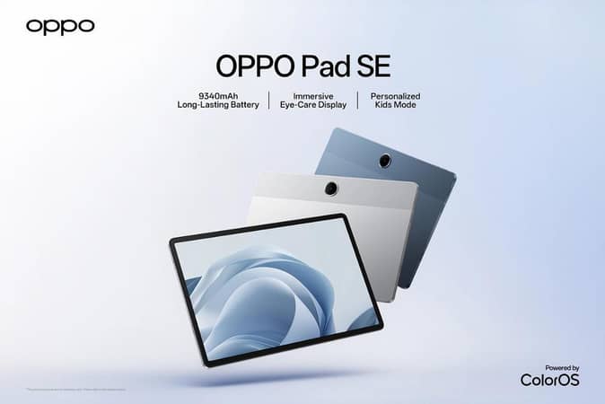 OPPO Pad SE WiFi | 9340mAh Long-Lasting Battery | Immersive Eye-Care Display