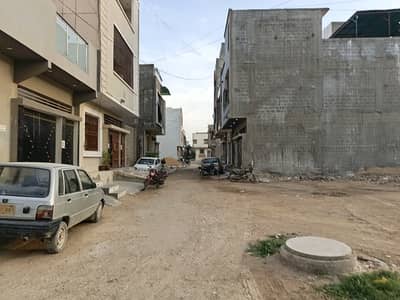 120 SQ YARD 50 FT WIDE ROAD + GROUND FACING PLOT FOR SALE IN BLOCK 1 SAADI GARDEN