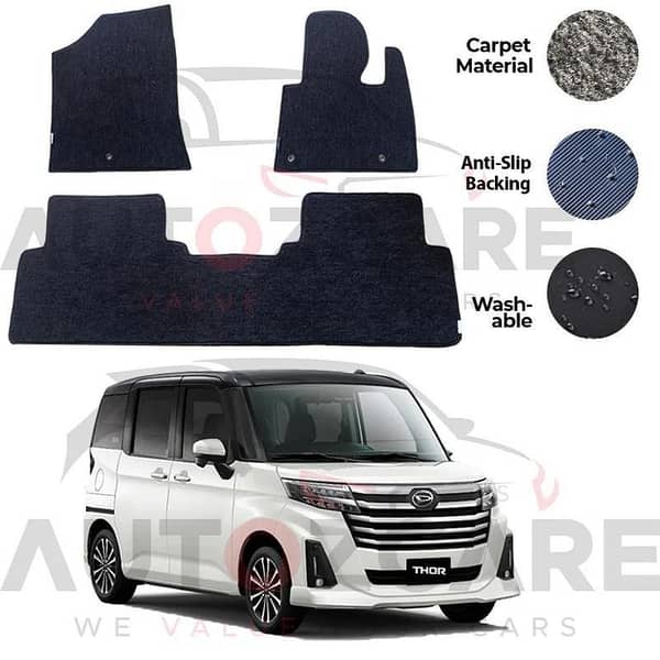 Daihatsu Thor Fitting Carpet Floor Mat 3PCS - Model 2016-2025
