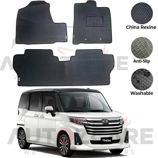 Daihatsu THOR 7D Floor Mat ( Flat Style ) 3PCS - Model 2016-2025
