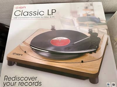 Vinyl LP player with USB option