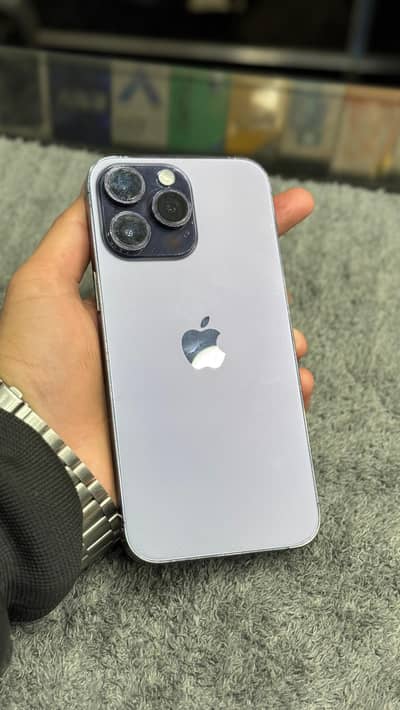 14 pro max jv 256gb deep purple battery health 86